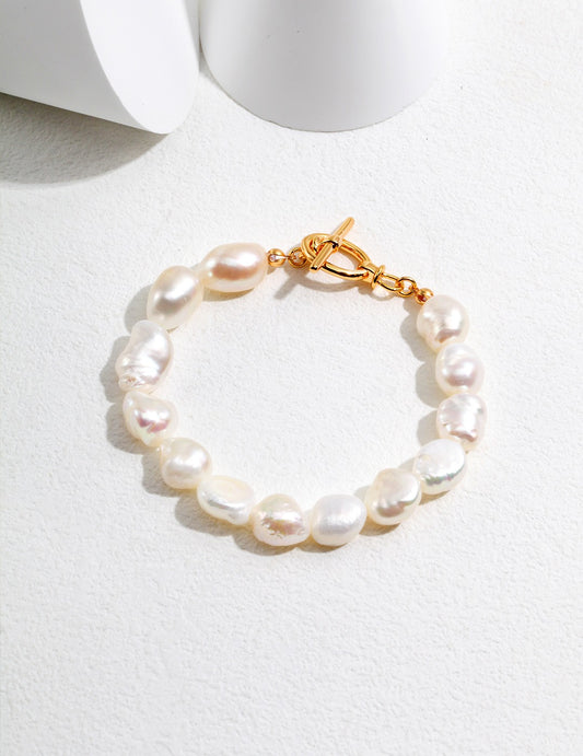 Vintage Baroque Pearl Bracelet