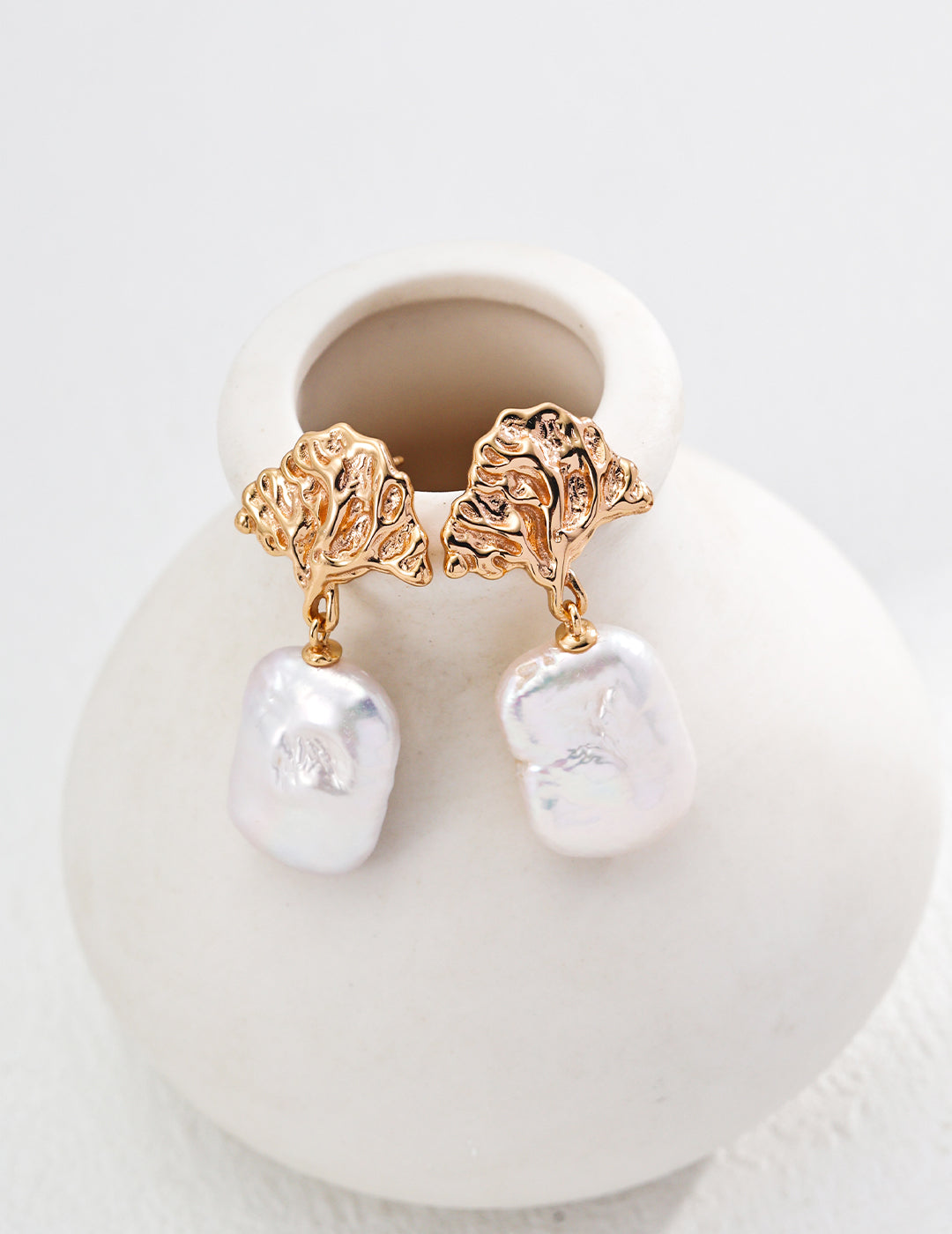 Petal Pearl Earrings